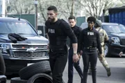 (v.l.n.r.) Special Agent Omar Adom 'OA' Zidan (Zeeko Zaki); Special Agent Stuart Scola (John Boyd); Special Agent Tiffany Wallace (Katherine Renee Turner)