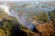 Die Victoriafälle gehören zum Weltnaturerbe der UNESCO.