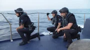 Die Steuerbehörde bereitet sich auf das Boarding vor.