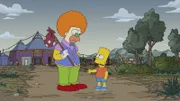 Krusty (l.); Bart (r.)