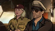 ARCHER: Danger Island -- "Different Modes of Preparing the Fruit"  -- Season 9, Episode 3 (Airs Wednesday, May 9, 10:00 p.m. e/p) Pictured (l-r): Pam Poovey (voice of Amber Nash), Sterling Archer (voice of H. Jon Benjamin).