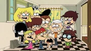 L-R: Lucy, Lori, Lola, Lynn, Leni, Lana, Luan, Lily, Lincoln, Luna, Lisa