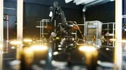 Ein Robogoniometer bei der Dauermessung von LED-Leuchten. Erreichen sie wie vorgeschrieben mehrere tausend Betriebsstunden?