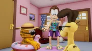 Garfield und Odie freuen sich auf den Strandurlaub, doch dann erklärt Jon ihnen, dass sie bei Tante Ivy bleiben müssen.