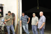 Jeremiah Johnson and his crew discuss strategy before right night.