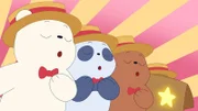 v.li.: Baby Ice Bear, Baby Panda, Baby Grizz, Box