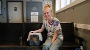 Tigger is brought into the clinic after eating part of a foam yoga mat.
