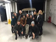 Brian and his family pose in front of the fully restored Landrover Series 2 Defender (National Geographic/Stephen Taylor Woodrow)