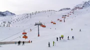 Sölden im Winter.