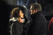 Gregor verabschiedet sich mit einem guten Gefühl - doch auf Fanny kommt einiges zu. Von links: Fanny Brunner (Katrin Lux) und Gregor Brunner (Holger Matthias Wilhelm).