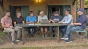 Peter Fornetti (l.), Alex Lagina (2.v.l.), Rick Lagina (3.v.l.)
