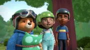 v.li.: Paddington, Simi, Mateo