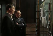 L-R: Reese (Jim Caviezel), Harold Finch (Michael Emerson)