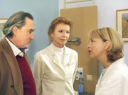 Jochen Moosberg (Nicolas Lansky), Oberschwester Ingrid (Jutta Kammann) und ihre Schwester Gisela Moosberg (Christine Reinhart). Das Verhältnis zwischen ihnen ist angespannt, denn Gisela weiß nicht, dass bevor sie und Jochen sich kennen und lieben lernten, ihre Schwester Ingrid und Jochen ein Paar waren.