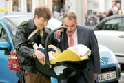 Meier trifft mit Junior auf Wöller (v.li.: Lars Weström, Fritz Wepper).