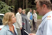 (v.li.): Kristina Sprenger (Karin Kofler), Bernhard Bettermann (Jo Treml), Dorothea Schenck (Monika Frisch), Peter Sattmann (Hans Georg Taller), Marie Christine Friedrich (Barbara Kreppler), Ferry Öllinger (Kroisleitner).