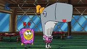 L-R: SpongeBob, Pearl