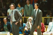l-r: Paul Westhead (Jason Segel), Pat Riley (Adrien Brody)