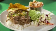 Ropa Vieja as Served at Ceviche's in Wilmington, North Carolina as seen on Food Network's Diners, Drive-Ins and Dives episode 2807.
