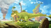 Giganto ist der größte Dino im ganzen Dinosaurierland. Obwohl Bill sich vor ihm fürchtet, ist er wegen seiner Größe und Stärke dennoch ein Idol für ihn.