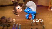 Schlaubi soll Monkey in seine neue Aufgabe als Assistent einführen.