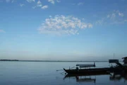 Tonle Sap Lake at sunrise as seen on the 'Cambodia' episode of MEKONG: SOUL OF A RIVER.