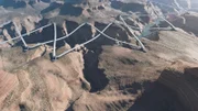 CGI - mountain connected by shoelaces