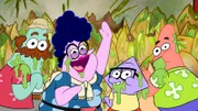 v.li.: Cecil, Bunny, Squidina, Patrick.