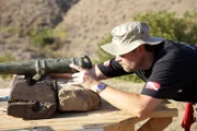 Sean Rich shooting Dutch or Portuguese navel ship swivel cannon from the late 17th Century to early 18th Century.