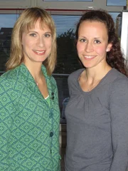 Sandra Eckardt (l.) und Kerstin (33).