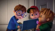 (V.l.) Simon, Alvin und Theodore wollen das Absenden der wütenden E-Mail rückgängig machen. Doch wie kann ihnen das gelingen?