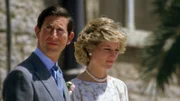 Prinz Charles und Diana: der Prinz und die Prinzessin von Wales, während ihrer Italienreise 1985.