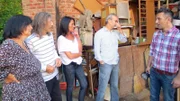 Lagebesprechung_v.li. Inge und Wolfgang Klein, Ilona Klein, Rainer Klein, Mauro Corradino (Moderator)