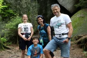 Gerd Schönfelder mit Familie.