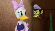 On the left: Daisy Duck