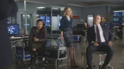 Pictured L-R: Danny James(Jaime Lee Kirchner) , Marissa Morgan (Geneva Carr ), and Henry Wakefield (Ramsey Faragallah)