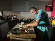 Tom Riederer in seinem Haus
