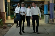 (v.l.n.r.) Roman DeBeers (Martin Starr); Sackson (Tyrel Jackson Williams); Lucy Dang (Zoë Chao); Kyle Bradway (Ryan Hansen)