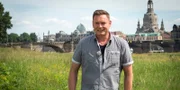 Moderator Axel Bulthaupt auf den Elbwiesen in Dresden.