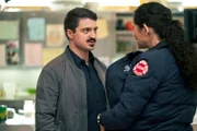Pictured: (l-r) Brian "Otis" Zvonecek (Yuri Sardarov), Stella Kidd  (Miranda Rae Mayo)