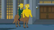 Mr. Burns (l.); Smithers (r.)