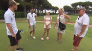 Golffieber bei den Männern im Wollny-Haushalt (Foto, v.li.n.re.: Peter, Servet, Estefania, Silvia und Harald)