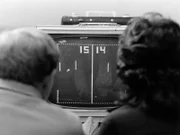 Developed by Atari in 1972, Pong was one of the very first arcade video games, and the first successfully mass-marketed gaming console. In 1975, Atari released a popular home version of Pong that could be played through the television set, bringing video games into our homes for the first time.