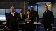 L-R: Raymond 'Red' Reddington (James Spader), Aram Mojtabai (Amir Arison), Weecha Xiu (Diany Rodriguez), Dembe Zuma (Hisham Tawfiq) und Donald Ressler (Diego Klattenhoff)