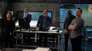 L-R: Alina Park (Laura Sohn), Harold Cooper (Harry Lennix), Aram Mojtabai (Amir Arison), Dembe Zuma (Hisham Tawfiq) und Donald Ressler (Diego Klattenhoff)