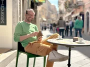Karl Ploberger in Taormina – Sizilien.