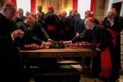 Set of "The New Pope" by Paolo Sorrentino. Photo by Gianni Fiorito. This photograph is for editorial use only, the copyright is of the film company and the photographer assigned by the film production company and can only be reproduced by publications in conjunction with the promotion of the film. The mention of the author-photographer is mandatory: Gianni Fiorito.