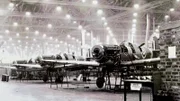 Spitfires being made in the factory