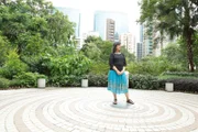 Discovery Bay, Hong Kong - Anita Moorjani stands outside of her home in Discovery Bay and recalls her near-death experience (NDE).