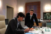 Moritz (Daniel Fünffrock, l.); Xaver (Jan van Weyde, r.)